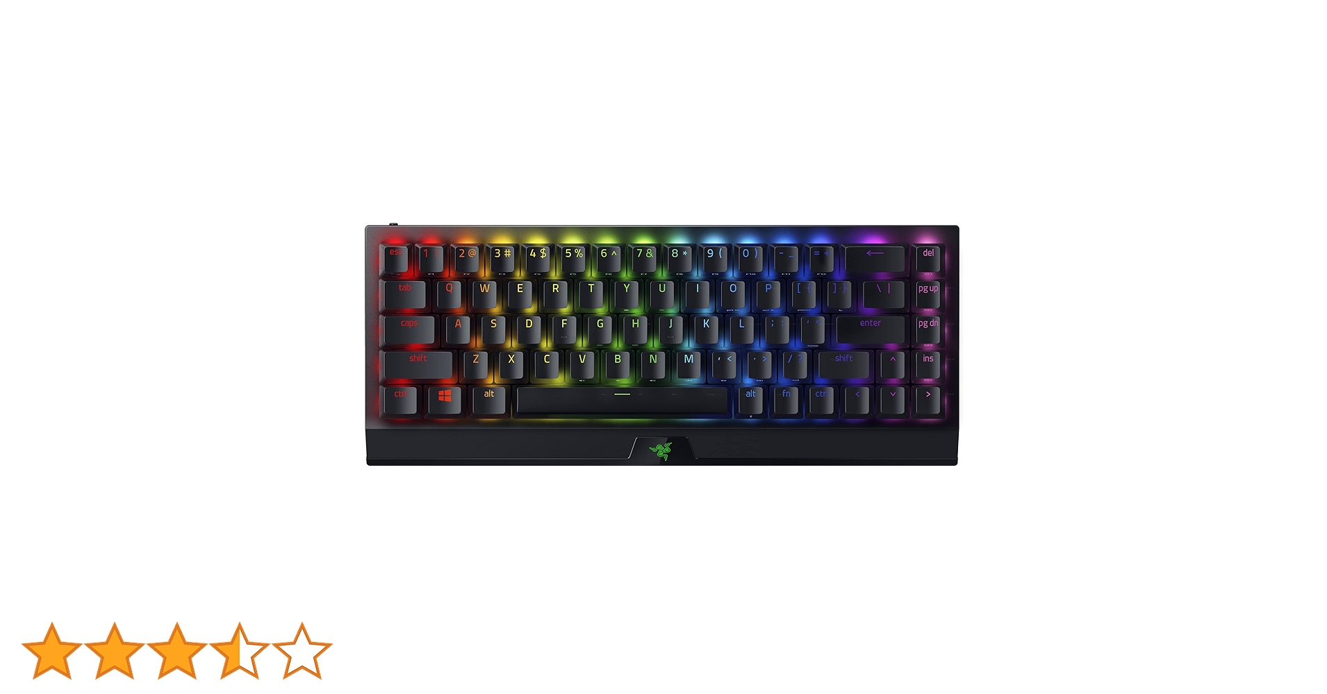 Razer メカニカルキーボード BlackWidow V3 Mini ワイヤレス 65% キーボード - Razer BlackWidow V3 Mini